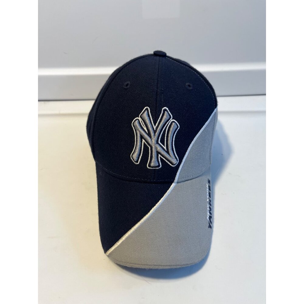 New York Yankees Vintage Twins Enterprise Wool Blend Blue grey adjustable hat